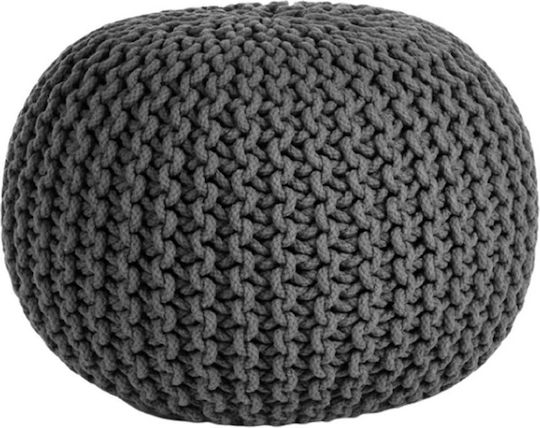 Bean Bag Stool Waterproof Anthracite 50x50x35cm