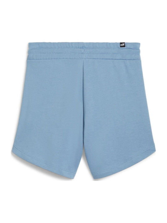 Women's High-waisted Sporty Shorts Light Blue
