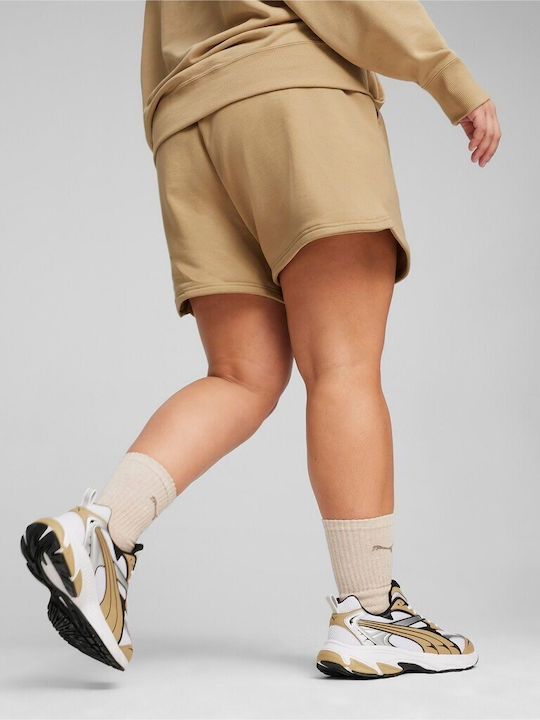 PUMA Better Classics Γυναικείο Αθλητικό Σορτς Μπεζ
