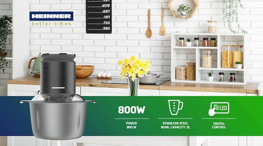 Heinner Multi Mini Chopper 800W With 3lt Container
