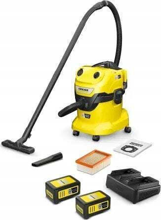 Karcher WD 4-18 Dual Aspirator Reîncărcabil Lichide / Solide Recipient 20lt