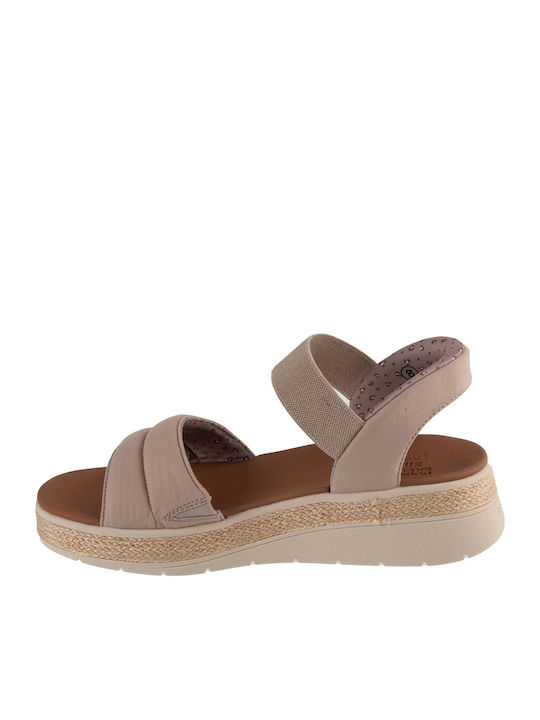 BOBS Sun Ray Γυναικεία Σανδάλια Μπεζ