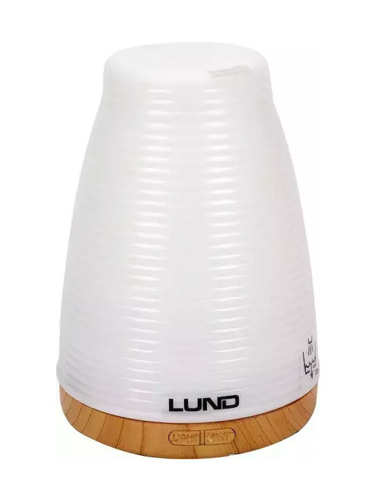Lund Led Συσκευή Αρωματοθεραπείας Λευκή 100ml 66900
