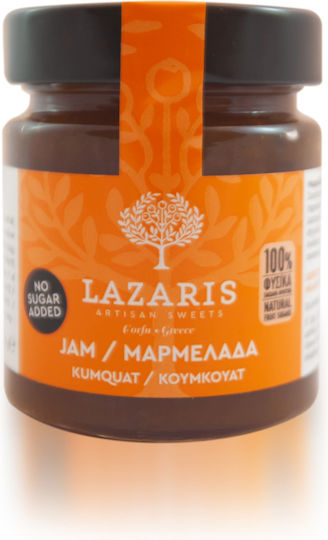 Lazaris Μαρμελάδα Κουμ Κουάτ Χωρίς Προσθήκη Ζάχαρης 200gr