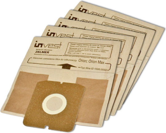 Zelmer Vacuum Cleaner Bags 5pcs Compatible with Vacuum Cleaner Zelmer