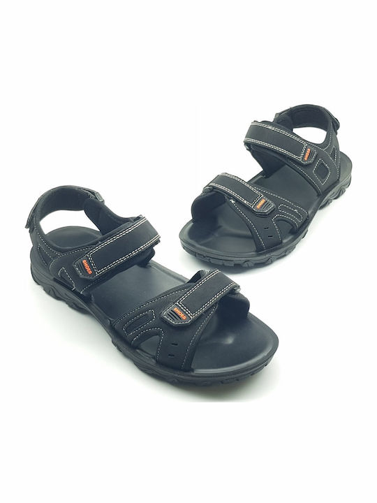 Herrensandalen in Schwarz Farbe