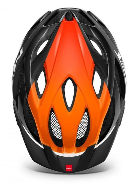 MET Crossover Bicycle Helmet Road / Mountain Black/Orange