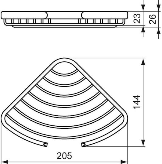 Ideal Standard Държач За Гъба Сребрист Ideal Standard Държач За Гъба Сребрист