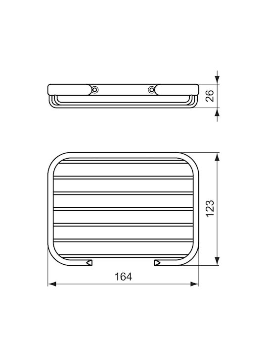 Ideal Standard Държач за гъба Сребрист