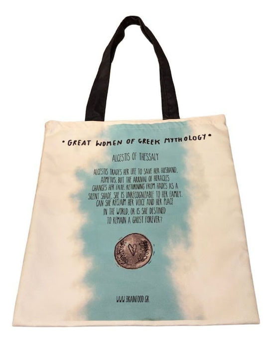 Brainfood Tote Bag Υφασμάτινη Τσάντα Σουετ Alcestis Thessaly 38x42 Great Women Greek Mythology Brainfood Tote Bag Υφασμάτινη Τσάντα Σουετ Alcestis Thessaly 38x42 Great Women Greek Mythology
