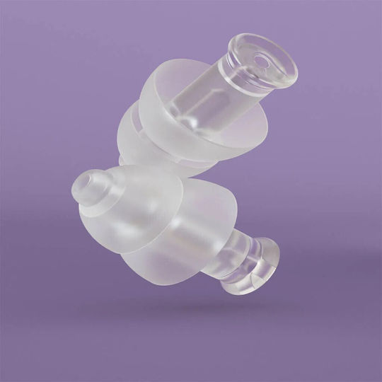 Alpine Partyplug Silicone Earplugs Transparent 2pcs
