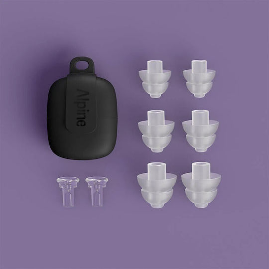 Alpine Partyplug Silicone Earplugs Transparent 2pcs