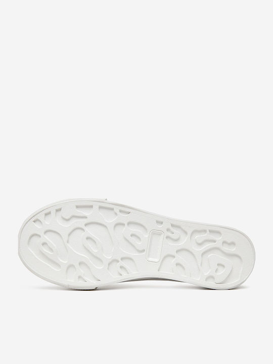 Damen Flatforms Sneakers Weiß