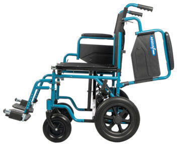 Mobiak Aegeus Rollstuhl 12" Klappbar Einfacher Typ 46cm 0815005 Blaue