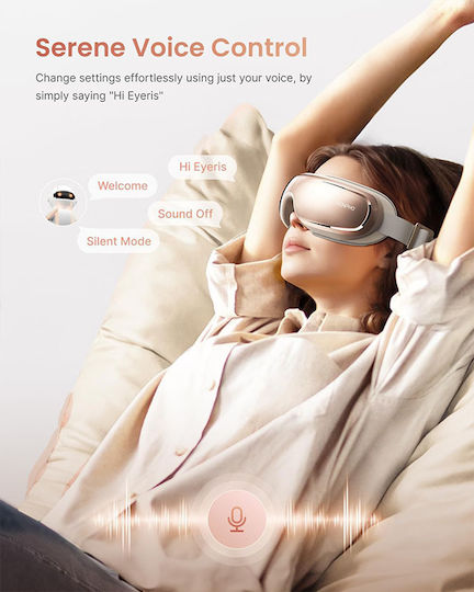 Renpho Massage Device for the Eyes with Vibration and Heating Function Pink