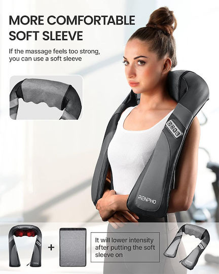 Renpho Roller Μασάζ Shiatsu για τον Αυχένα με Λειτουργία Θέρμανσης