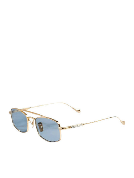 Cutler And Gross Great Frog Ochelari de soare Χρυσά cu Cadru & Albastru deschis Lentilă