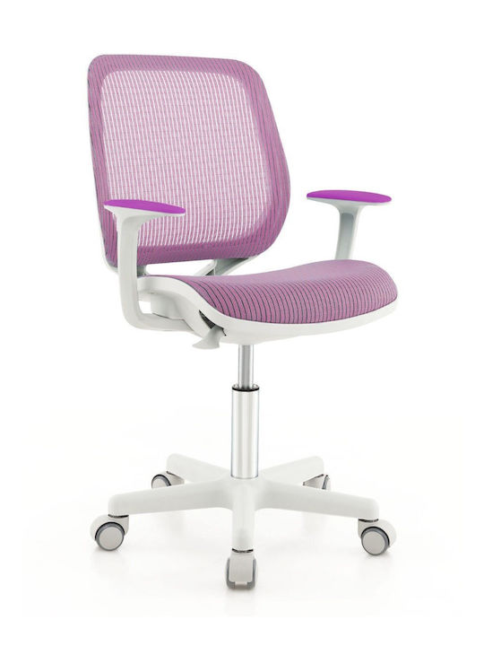 Desk Chair with Armrests Purple