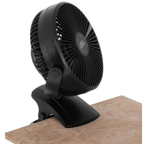 Wiederaufladbarer Clip-On Schreibtischventilator 15,5 cm 360° Rotation Leise USB-C
