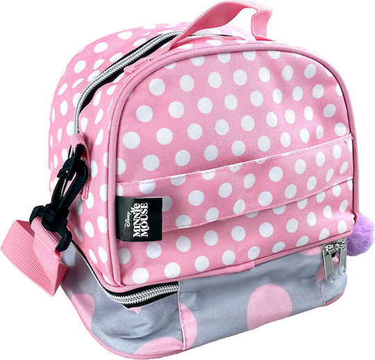 Gim Minnie Bow Kids' Insulated Shoulder Bag Food Pink Minnie 20x15x21cm