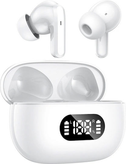 Verk Group 06355_B In-Ear Bluetooth-Freisprecheinrichtung Kopfhörer mit Ladeetui Weiß