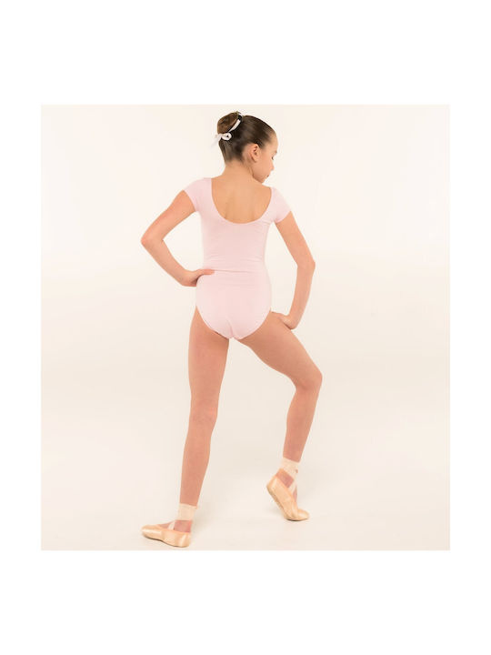 Body Ballet Cu Mâneci Scurte Pentru Copii Baw0334 Ledran Albastru Royal 6