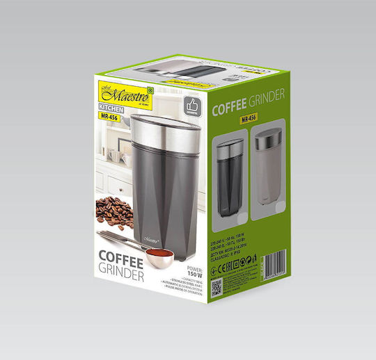 Maestro Electric Coffee Grinder 150W for 50gr Beans Brown