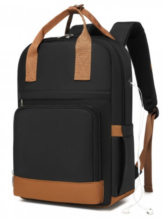 Miss Lulu Backpack Μαύρο