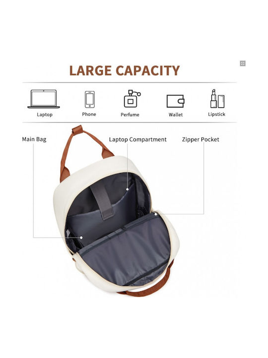 Miss Lulu Backpack Μπεζ