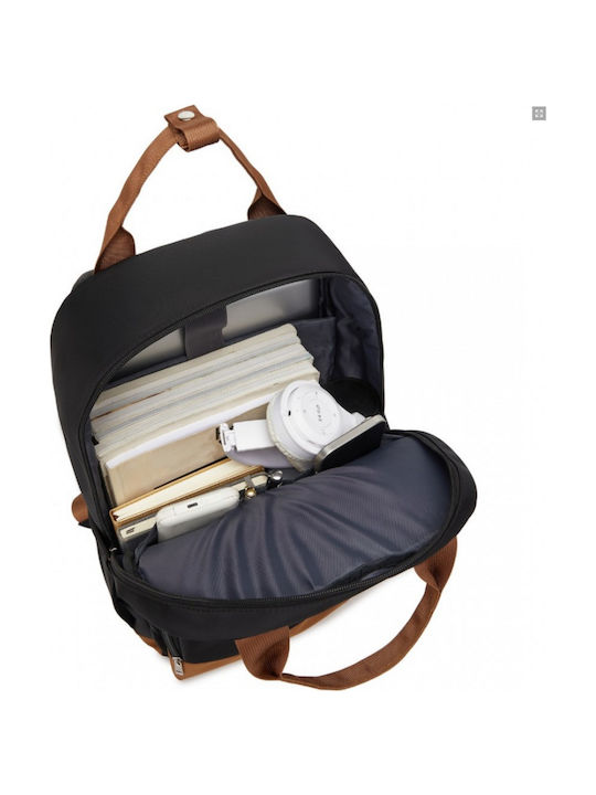 Miss Lulu Backpack Μαύρο