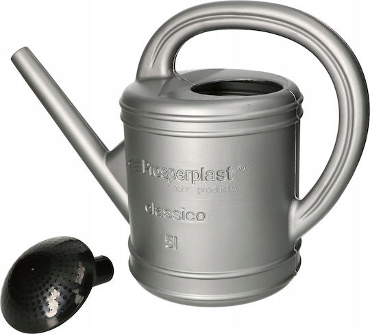 Prosperplast Plastic Watering Can 5lt Silver