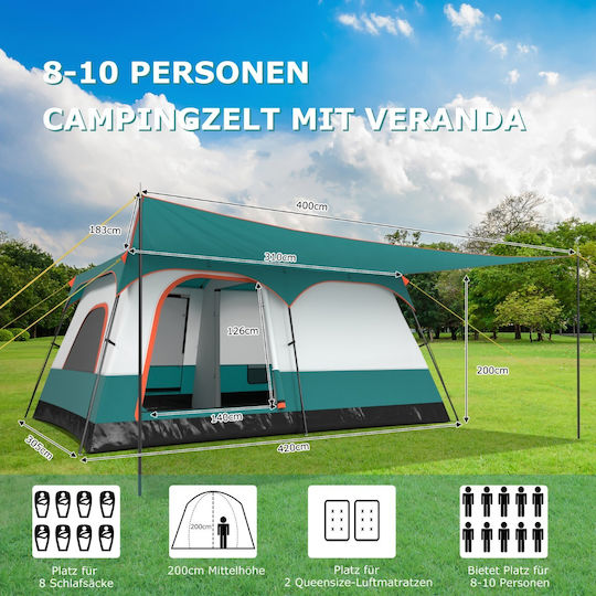 Καλοκαιρινή Σκηνή Camping Μπλε