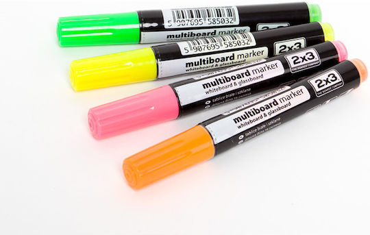 Naga Μαρκαδόροι Υπογράμμισης Fluorescent 10mm Σετ 4 χρώματα