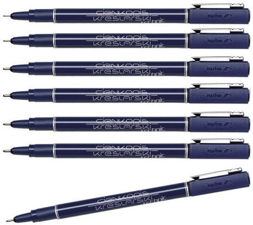 Rystor Μαρκαδόρος Σχεδίου Black 0.2mm