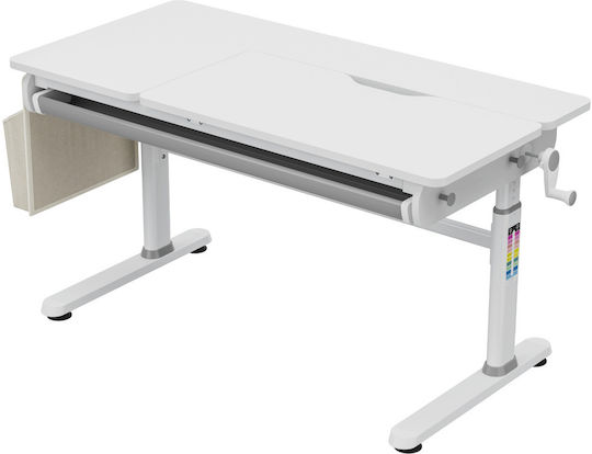 Genius Birou Pentru Copii Din Melamină Gri 120x60x54-76cm