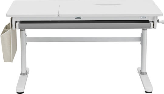 Genius Birou Pentru Copii Din Melamină Gri 120x60x54-76cm