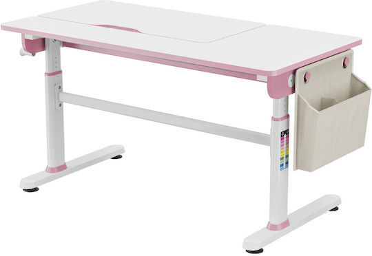Genius Birou Pentru Copii Din Melamină Gri 120x60x54-76cm