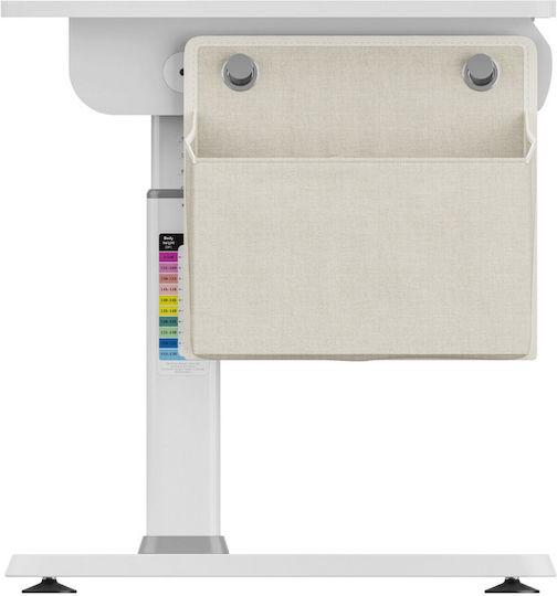 Genius Kinder Schreibtisch aus Melamin Hellblau 120x60x54-76cm