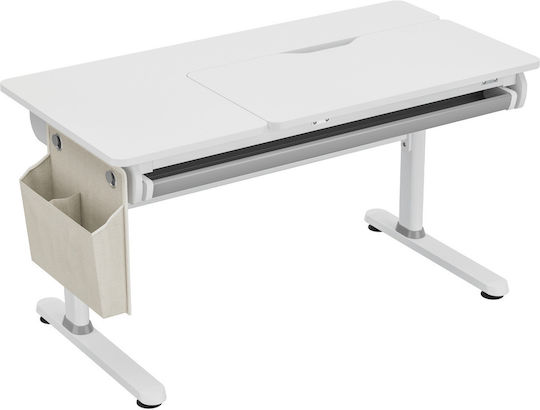 Genius Kinder Schreibtisch aus Melamin Hellblau 120x60x54-76cm