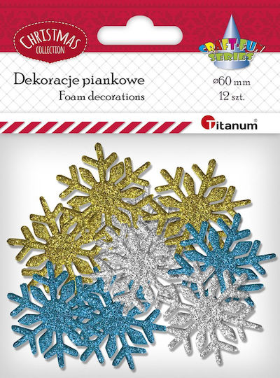 Titanum Christmas Decorative Element for DIY Crafts 12pcs