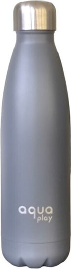 Aquaplay Μπουκάλι Θερμός Ανοξείδωτο 500ml Ανθρακί