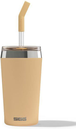 Sigg Ποτήρι Θερμός Γυάλινο 450ml Peach