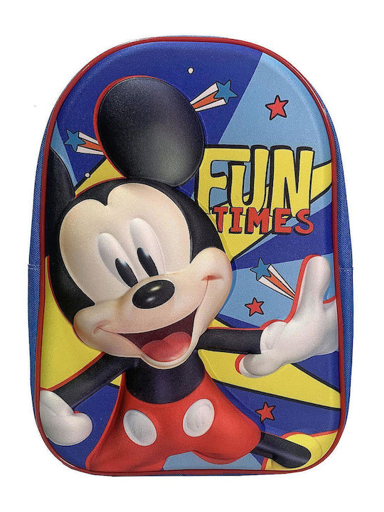 Kindergarten School Bag Mickey 3D 32x26x12cm 1000eva31-3264