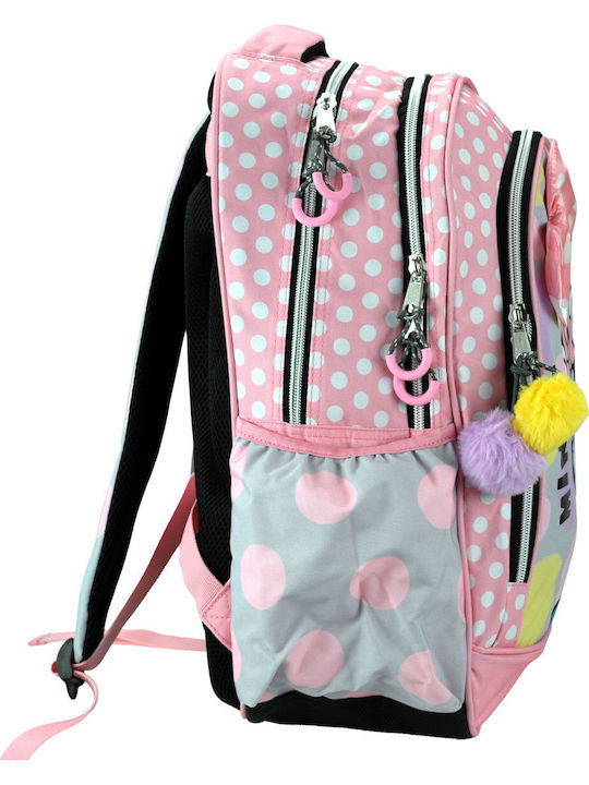 Gim Minnie School Backpack for Elementary Pink 27 Litres 30 x 15 x 42 cm
