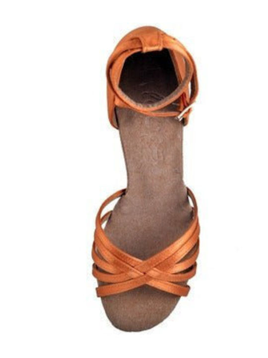 Loops of Dance Latin Shoes Tabac Brown