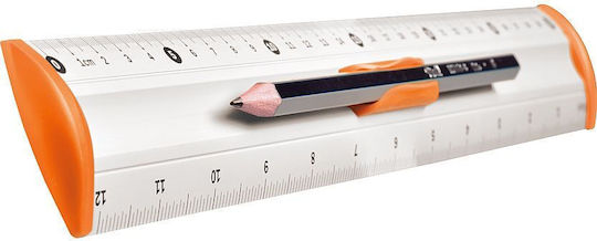 Tetis Ruler 30cm Aluminium Blue