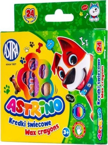 Astra Set de creioane colorate cu 24 culori