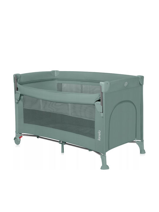 Lionelo Ellen Playpen 2 Levels with Mattress Green