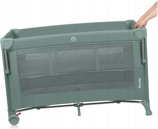 Lionelo Ellen Playpen 2 Levels With Green Mattress 60x120cm