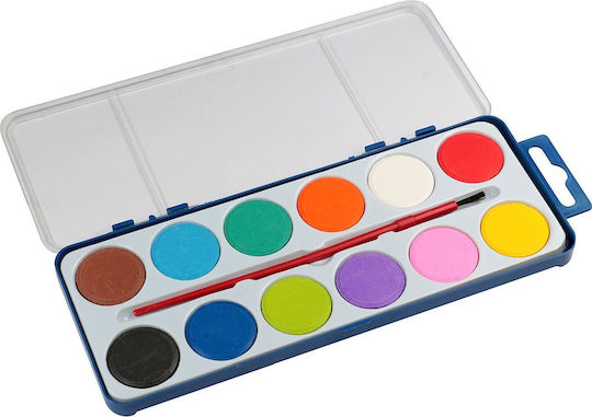 Titanum Watercolours Set 12 Colours with Brush